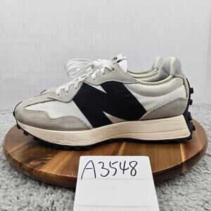 New Balance Womens 9 327 Sea Salt Black Casual Athletic Daily Sneaker WS327FE